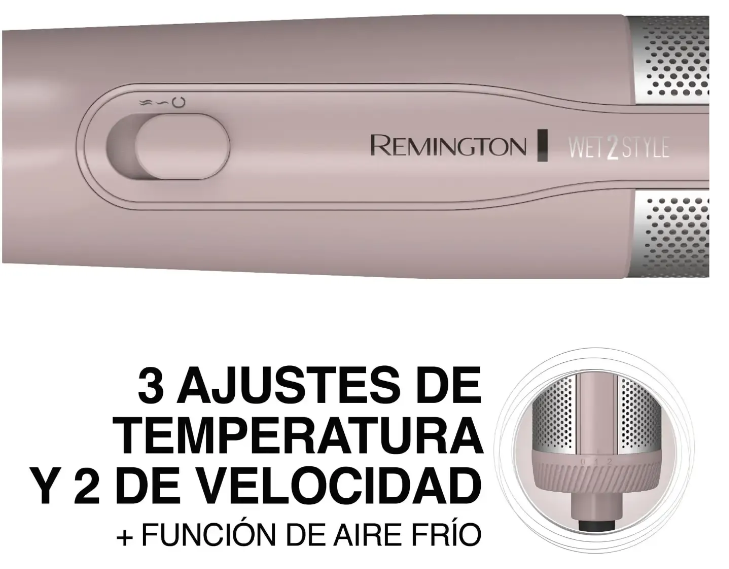 Cepillo Wet2Style REMINGTON AS15A Rosado