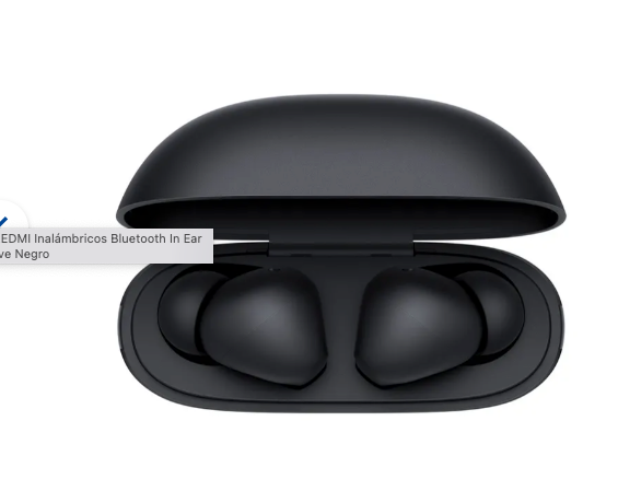 Audífonos REDMI Inalámbricos Bluetooth In Ear Buds 4 Active Negro